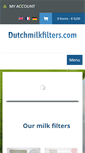 Mobile Screenshot of dutchmilkfilters.com